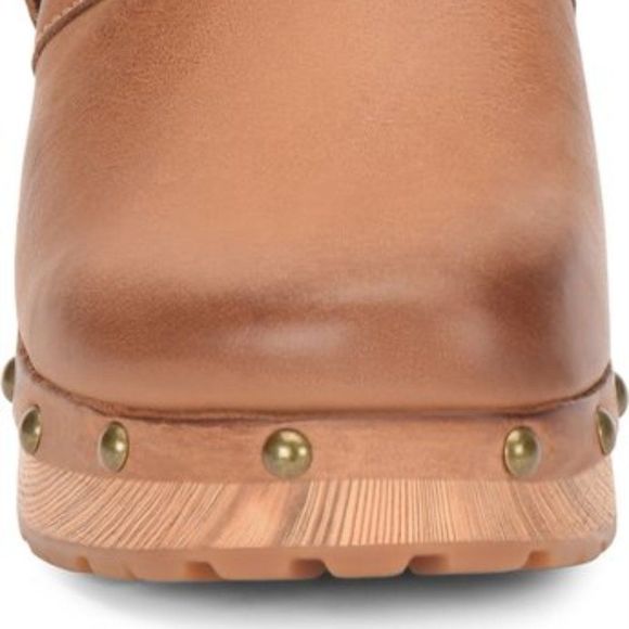 (1520) KORK-EASE Tilly Light Brown Terra Wedge Heel Clog Size 11 M - Picture 2 of 9